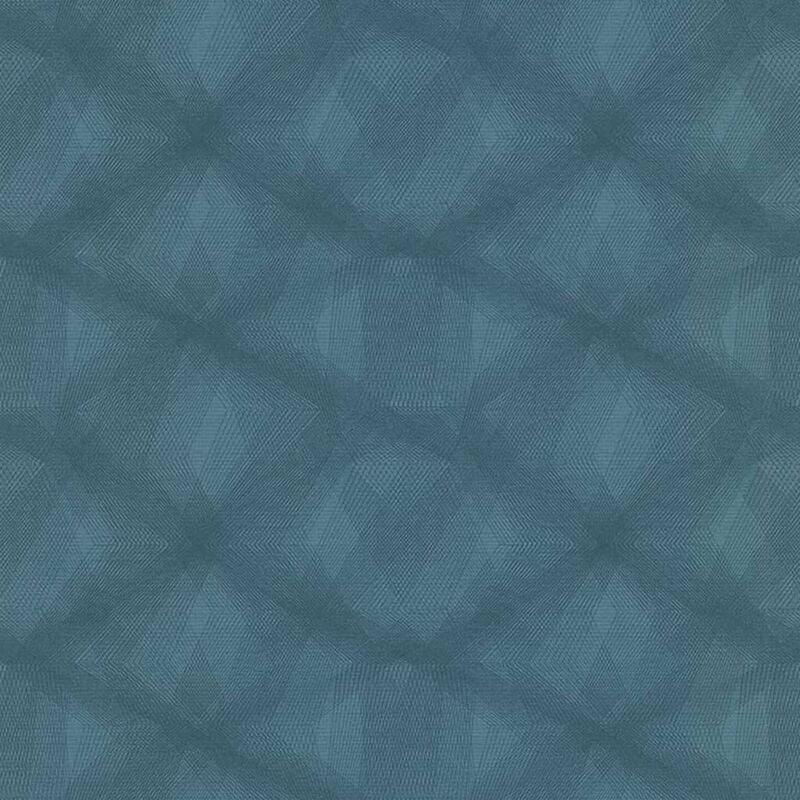

couleurs & matières Papel pintado Diamond Lines azul - Azul