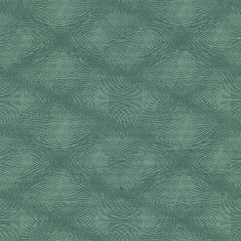 

couleurs & matières Papel pintado Diamond Lines verde - Verde