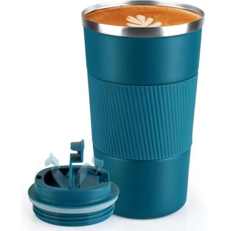 (Couleurs multiples)Mug Isotherme - LARGEIGHT - 510ml - Acier Inoxydable - Couleurs Multiples - Design Contemporain