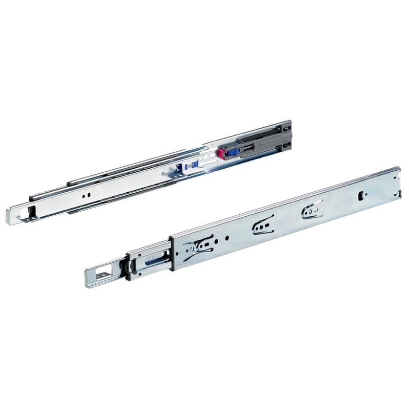 Coulisses à billes ka 4532 am push to open - Longueur : 350 mm - Profondeur intérieur de caisson mini : 354 mm Hettich