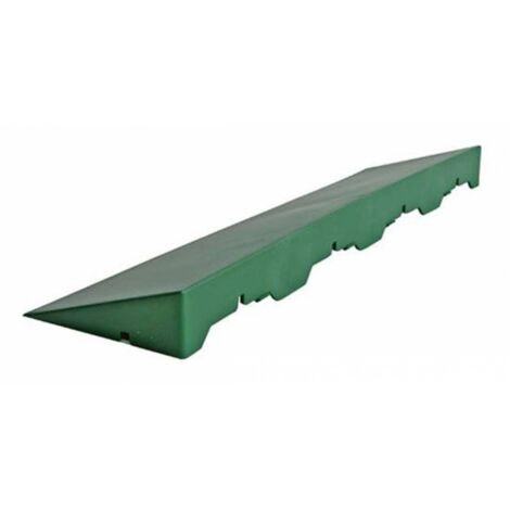 Coulisse a' emboitement pour carrelage E40 en polypropyle'ne vert