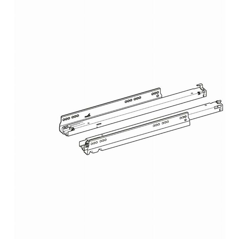 Coulisse Actro You L.500 40 kg Hettich Silent System set - 9257008