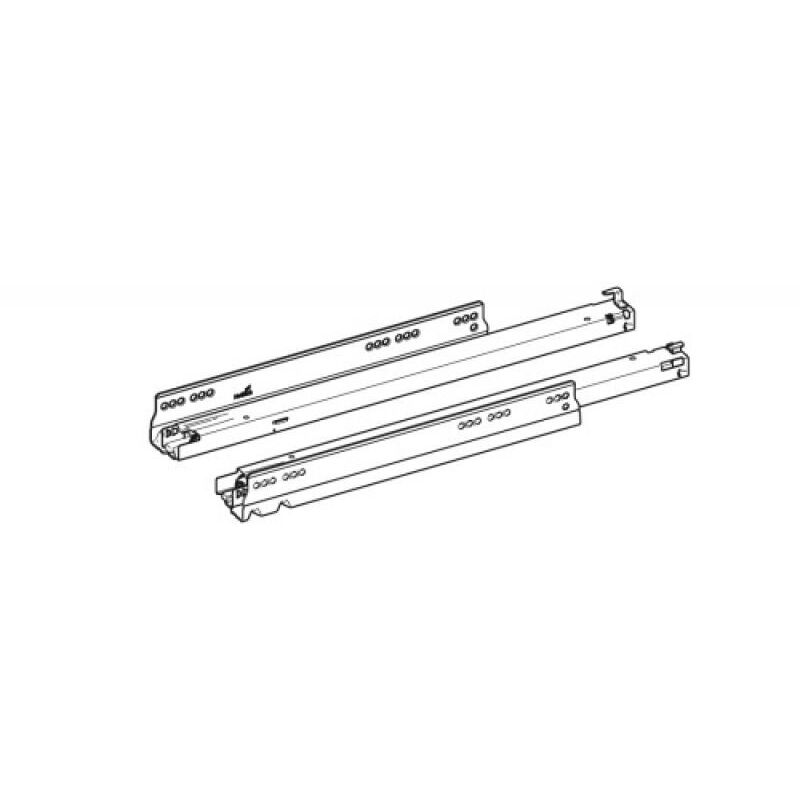 Hettich - Coulisse Actro You L.400 40 kg Silent System set - 9257004
