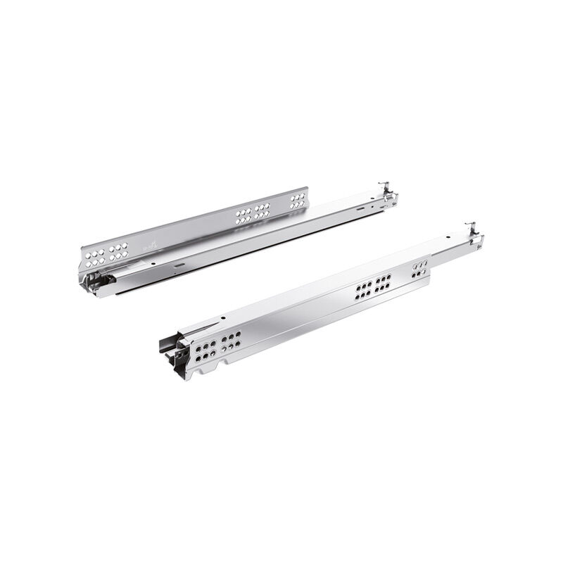 Coulisse bois actro 5d silent system - Charge : 70 kg - Longueur : 750 mm - HETTICH