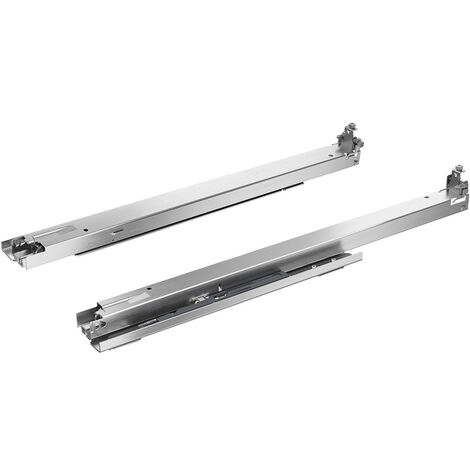 Coulisse bois actro 5d silent system montage fond du meuble - Longueur : 400 mm - HETTICH