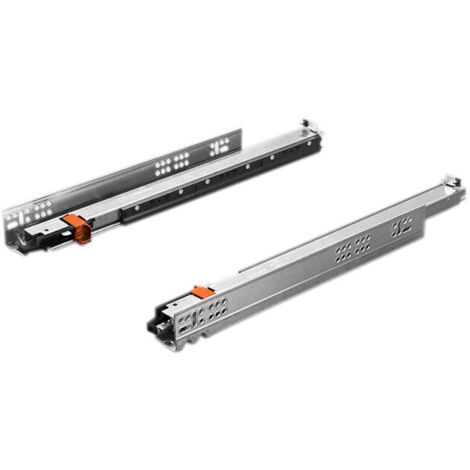 Coulisse de tiroir bois sortie totale progressa push - Longueur : 500 mm - SALICE