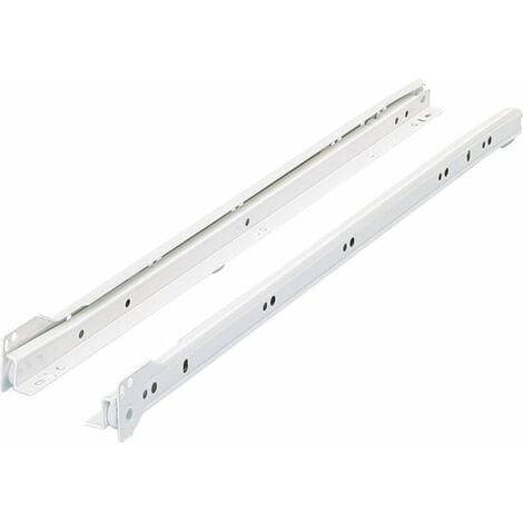 coulisse de tiroir, gamme 402, 450mm, blanc , hettich, ref.