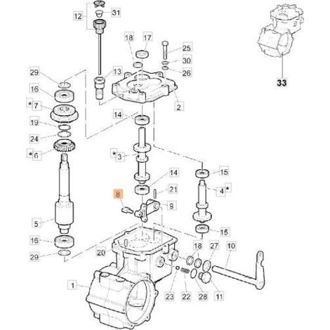 COULISSE ORIGINALE EMAK YF1430010