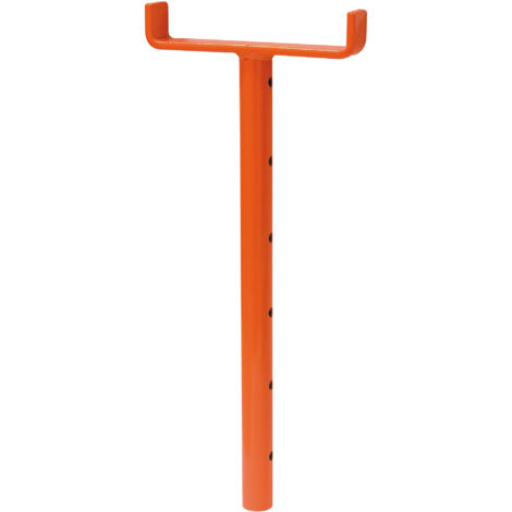 Coulisse pour trépied – Longueur 50,5 cm – Adaptable sur trépied fixe ou pliable – 6 trous avec entraxe de 80 mm