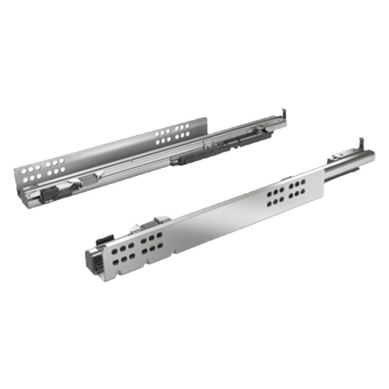 Coulisse quadro 4d v6 push to open - Profondeur intérieur de caisson mini : 433 mm - Longueur : 420 mm Hettich