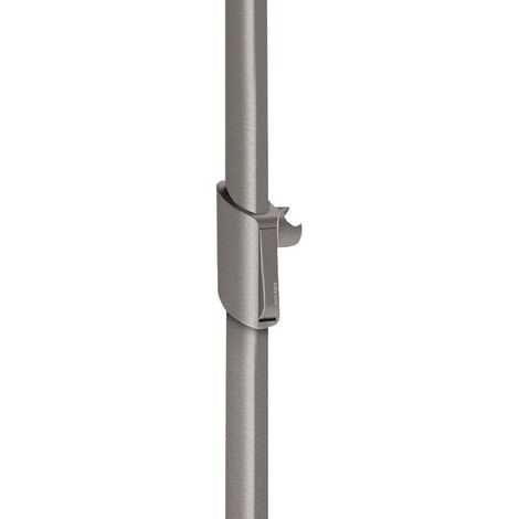 Coulisseau pour douchette  Siege de douche : Anthracite métallisé