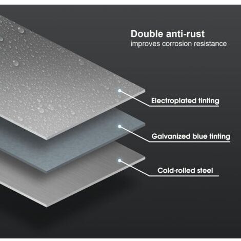 Coulisses de tiroir pleine longueur 300 mm – 2 paires (4 pièces) – Acier laminé à froid – Capacité de charge 35 kg – Mécanisme de fermeture amortie – 30,5 cm