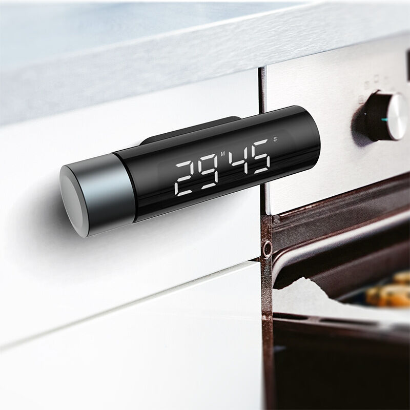 

Count Clock Temporizador de cocina con ahorro de energía redondo para habitación y cocina Negro