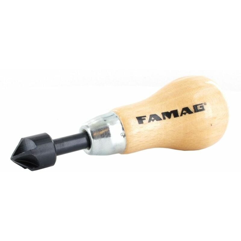 FAMAG Countersink with Wooden Handle, 12 MM, F353311200