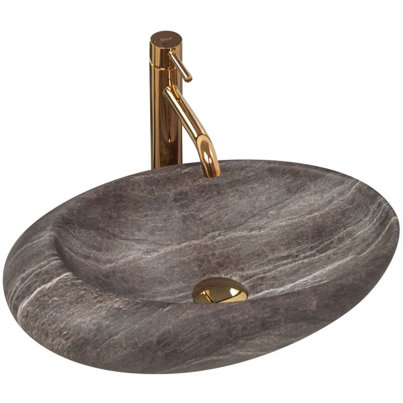 Countertop Basin Rea Roxy A Stone D.grey