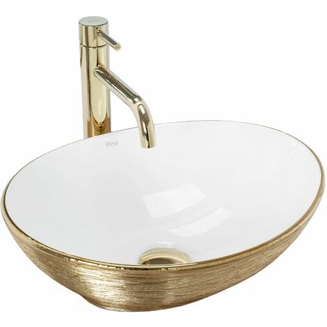 Countertop Basin REA Sofia Brush Gold