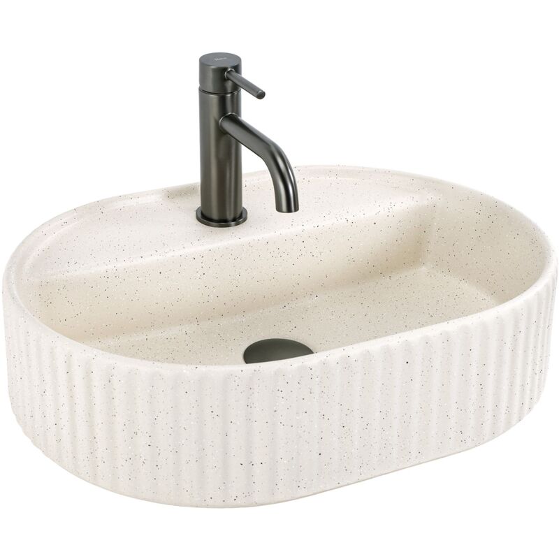 Countertop Washbasin Rea Marcela 50 Vanilla Beige
