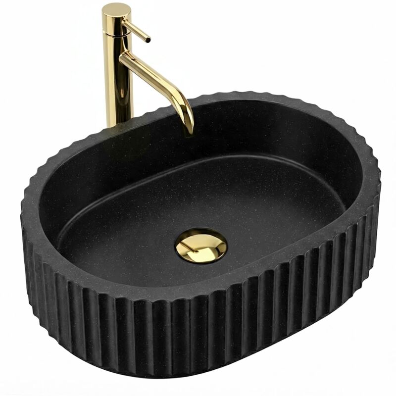 Countertop Washbasin Rea Margaret Black
