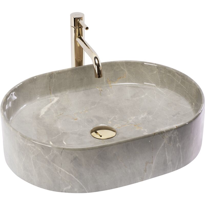 Countertop Washbasin Rea Nadia 50 Kashmir Grey