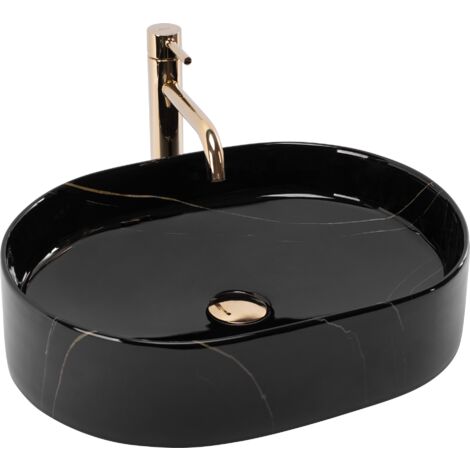 COUNTERTOP WASHBASIN REA NADIA 50 STONE GREY