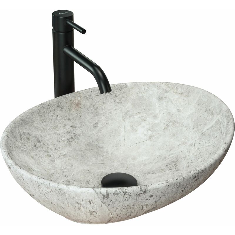 Countertop Basin Rea Sofia Light Stone