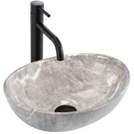 COUNTERTOP WASHBASIN REA SOFIA MINI GRIGIO GREY