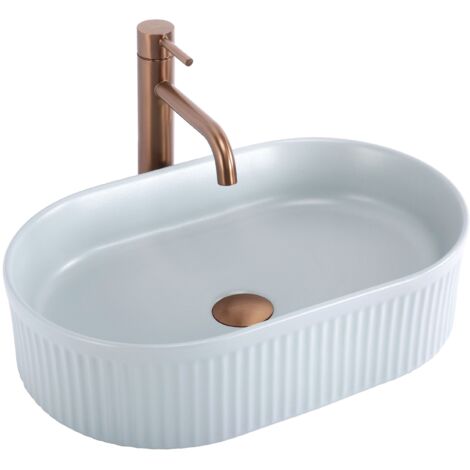 COUNTERTOP WASHBASIN REA VANDA BABY BLUE