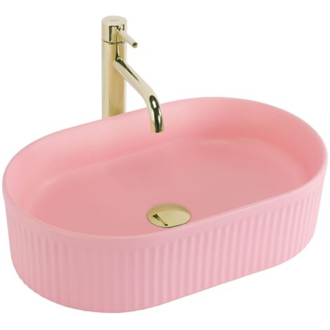 COUNTERTOP WASHBASIN REA VANDA BUBBLE GUM PINK