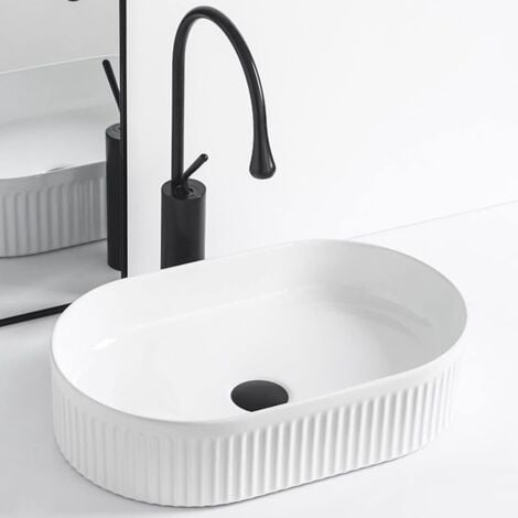 COUNTERTOP WASHBASIN REA VANDA WHITE