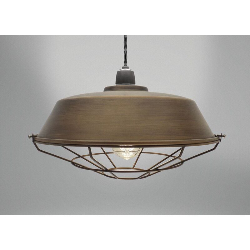 Vox Antique Vintage Industrial Light Shade Fitting Decoration Metal, Copper - Country Club