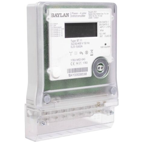 Counttec BT11 BT11 Contatore corrente trifase digitale 60 A Approvazione MID: Sì 1 pz.