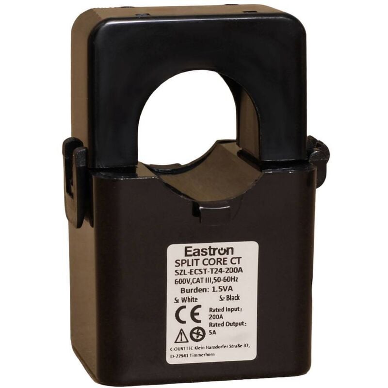 ESCT-T24 KW30200 Convertisseur de mesure de courant Courant primaire 200 a Courant secondaire 5 a Diam. de pas - Counttec