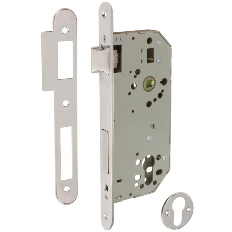 Tesa Lock R.4030-50 nickelé sans cylindre p.r