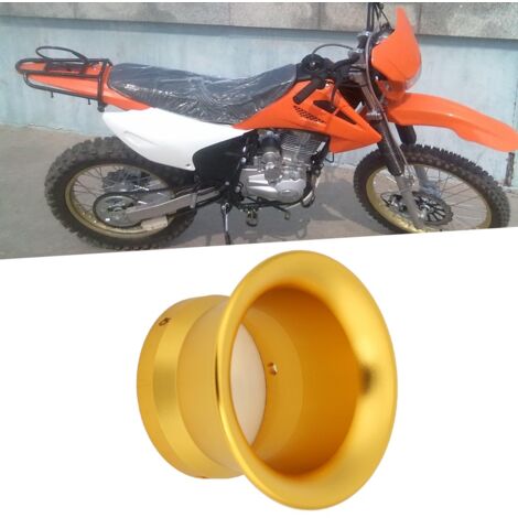 Coupe à air pour filtre moto 50mm, adaptateur pour carburateurs 24/26/28/30mm, finition or