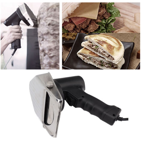 Coupe à Kebabs Électrique Professionnelle 80W avec Lame en Stainless Steel et ABS - ManoMano