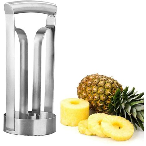 Coupe-ananas, coupe-ananas en acier inoxydable, coupe-éplucheur d'ananas, éplucheur d'ananas pour la maison et la cuisine