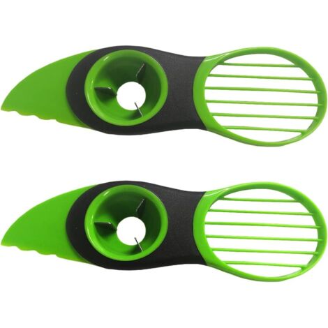 Coupe-avocat, couteau éplucheur d'avocat multifonctionnel 3 en 1, outil de coupe d'avocat - coupe-avocat, dénoyauteur, scotch