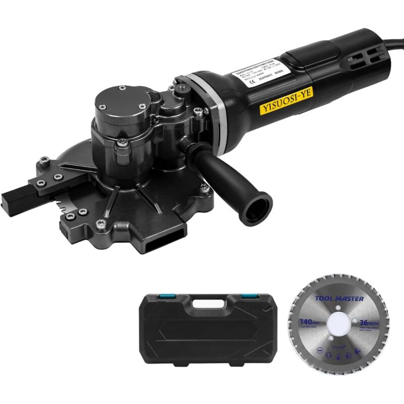 Coupe-barres électrique, coupe les barres d'armature de 4 mm à 40 mm en 5 secondes, seulement 8,8 lb, faible étincelle, coupe à froid avec lame