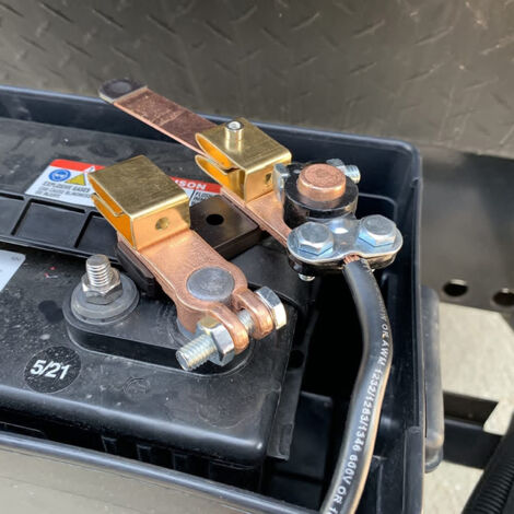 Coupe-Batterie 12-24V 250/750A - Disjoncteur Principal Vertical pour Voiture/Bateau/Camping-Car - Sécurité Renforcée (Négatif)