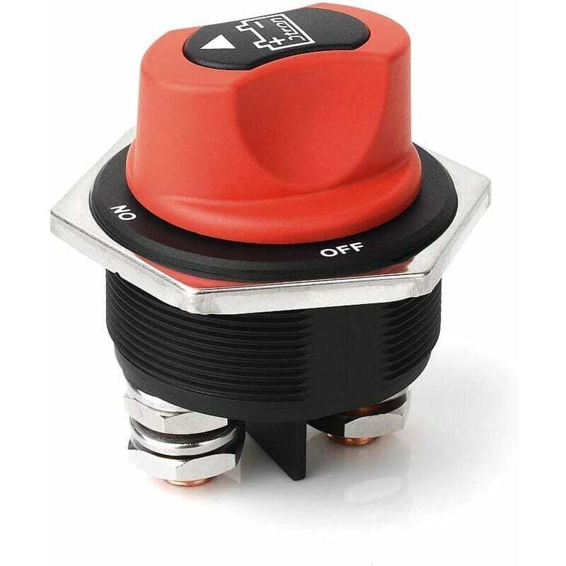 coupe batterie 12v 300A moto Isolation de la batterie 32VDC max On-off 2P SPST Mini commutateur coupe batterie voiture