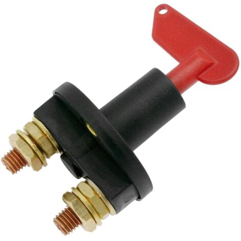 Coupe batterie 75 Ah clé extractible pôle diamètre 10 mm 330221