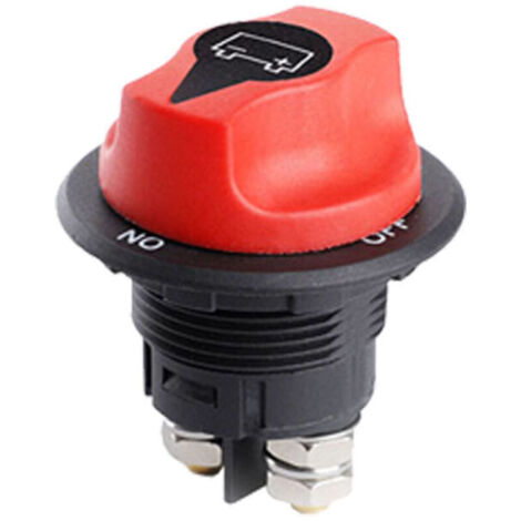 Coupe-Batterie Interrupteur d'isolateur de Batterie de Voiture,Commutateur Isolateur Batterie,Max 32V 100A CONT 150A INT Interrupteurs de Batterie pour Bateau RV Marine Yacht Moto Véhicules