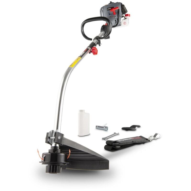 Powerplus - Coupe-Bordure Thermique POWEG6050 - 380 mm ø et 25,4 cc, à Essence, Jardinage Outillage 2 en 1 comme Coupe-Herbe et Coupe-Bordures pour