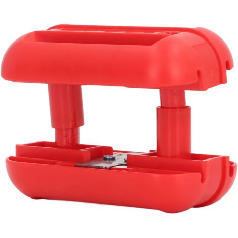 Coupe-bordure, Coupe-queue, Machine de Coupe-bordure à Poignée, Outil de Coupe Manuel pour le Travail du Bois, Matériel de Charpentier avec Lame en Acier au Carbone (Rouge)