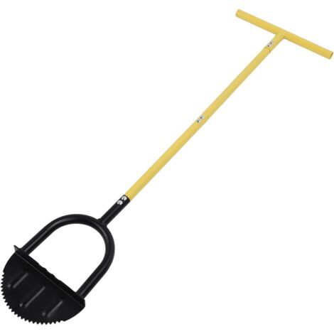 Coupe-Bordure de Jardin Manuel Demi-Lune avec poignée en T pour Jardinage et Agriculture