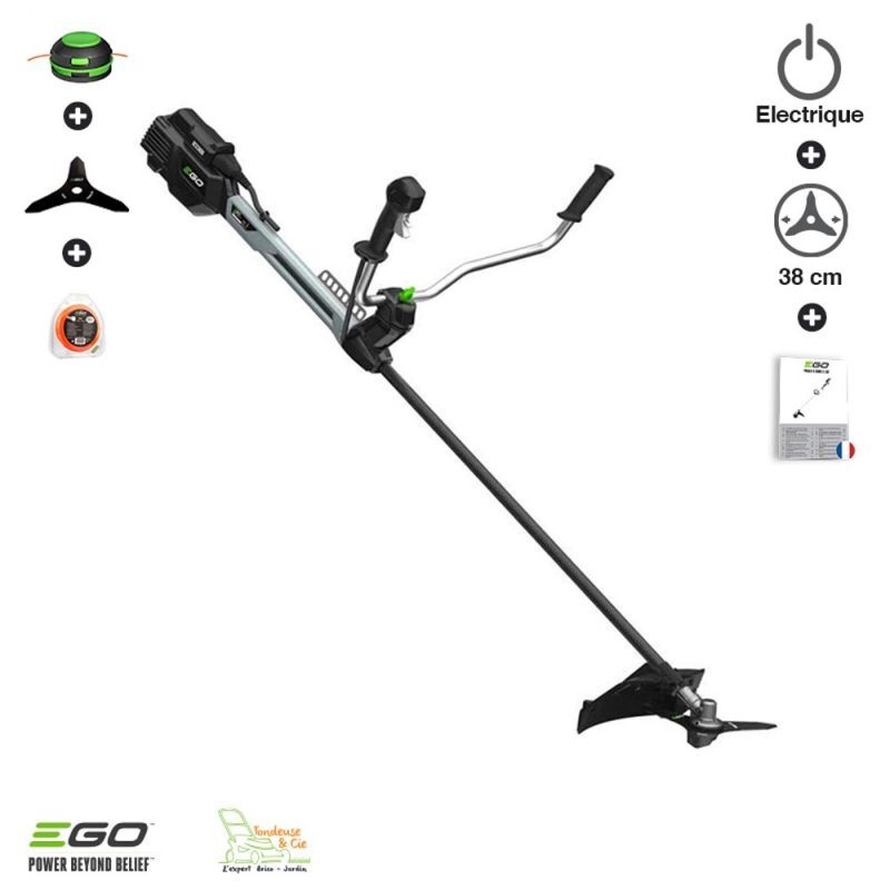 Débroussailleuse professionnelle avec guidon arbre transmission carbone Egopower BCX3800E