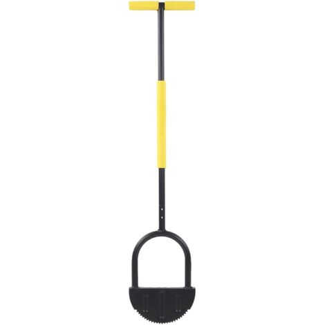 Coupe-Bordure en Demi-Lune, Pelle de tranchée en Acier au Carbone de Haute dureté, Coupe Manuelle, Pelle de tranchée pour Jardin et Zoo