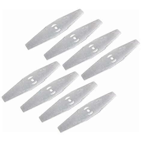 Coupe Bordure Lame De Rechange, 16Pcs Lames Métal Coupe Bordure, Lame Tondeuse à Gazon Universelle, pour Coupe Bordure sans Fil Garniture De Jardin,Metal Blade
