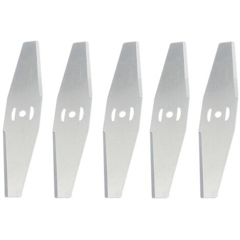 Coupe Bordure Lame De Rechange, pour Coupe Bordure sans Fil Garniture De Jardin,Metal Blade, argent,5 pièces,