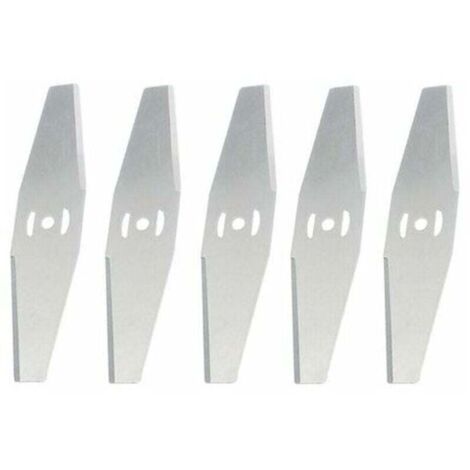 Coupe Bordure Lame De Rechange, pour Coupe Bordure sans Fil Garniture De Jardin,Metal Blade,,argent,5 pièces